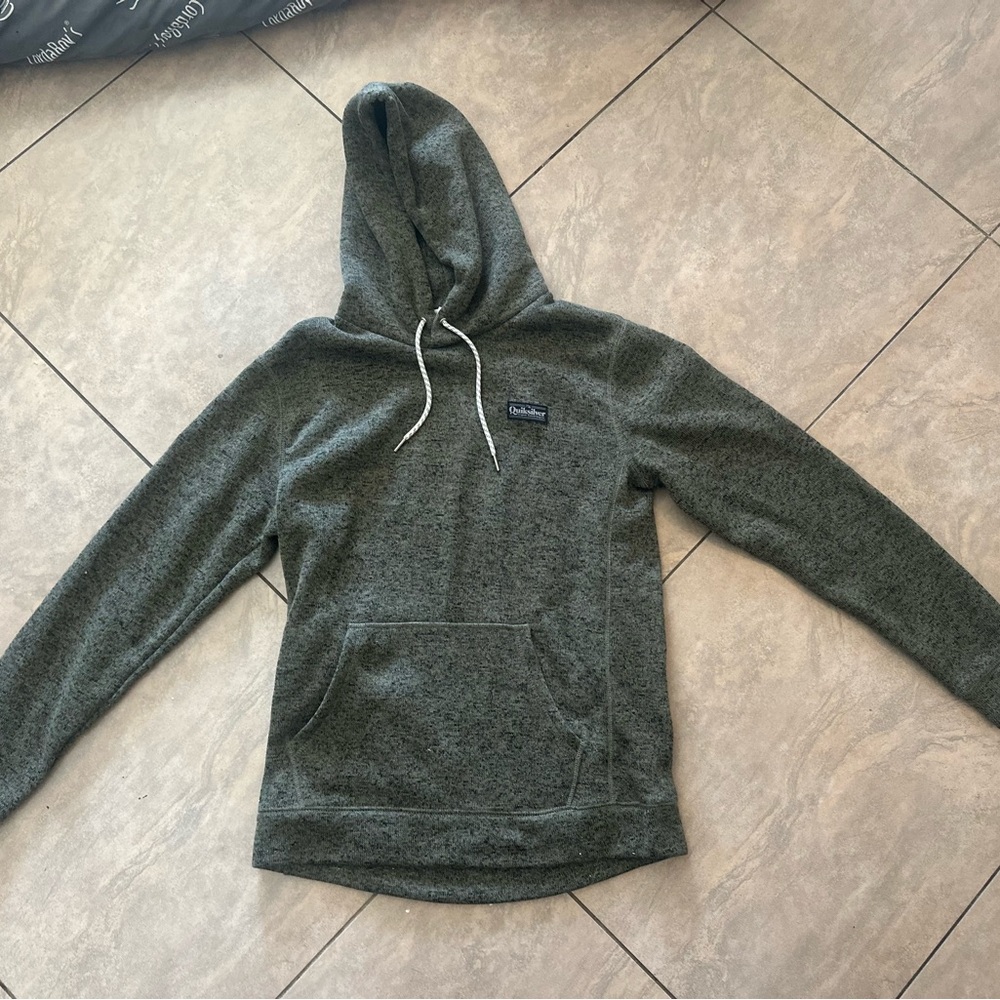 Quiksilver Dark Green Hoodie Sweater